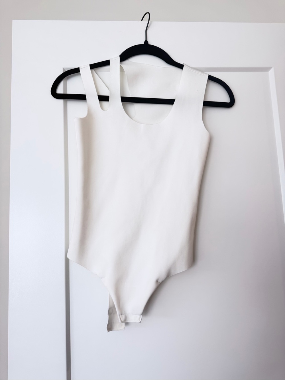 Commando Cream Asymmetric Strap Bodysuit